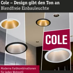 LED Einbauleuchte 3-Step-Dim - Cole 6er-Set