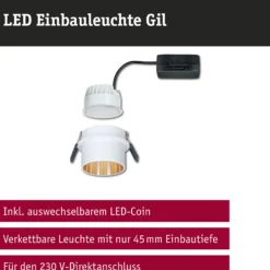 LED Einbauleuchte 3-Step-Dim - Gil