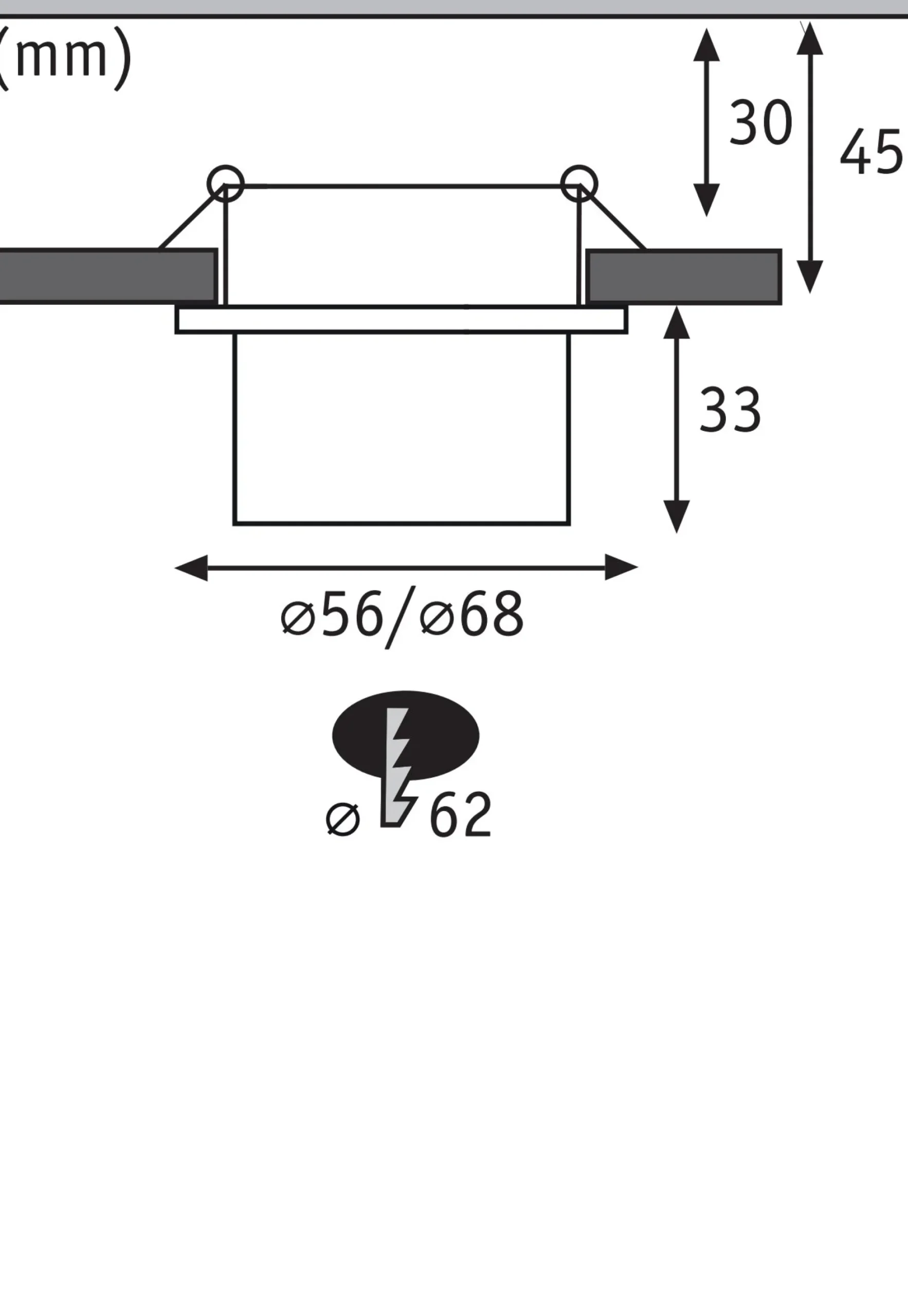 LED Einbauleuchte 3-Step-Dim - Gil