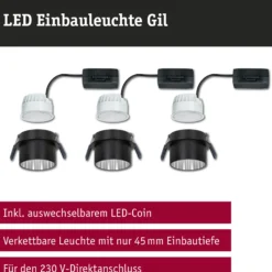LED Einbauleuchte 3-Step-Dim - Gil Basisset