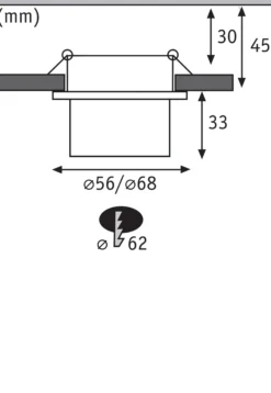 LED Einbauleuchte 3-Step-Dim - Gil Basisset