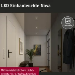 LED Einbauleuchte 3-Step-Dim - Nova Basisset schwenkbar