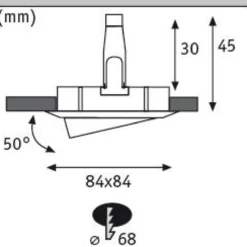 LED Einbauleuchte 3-Step-Dim - Nova Basisset schwenkbar