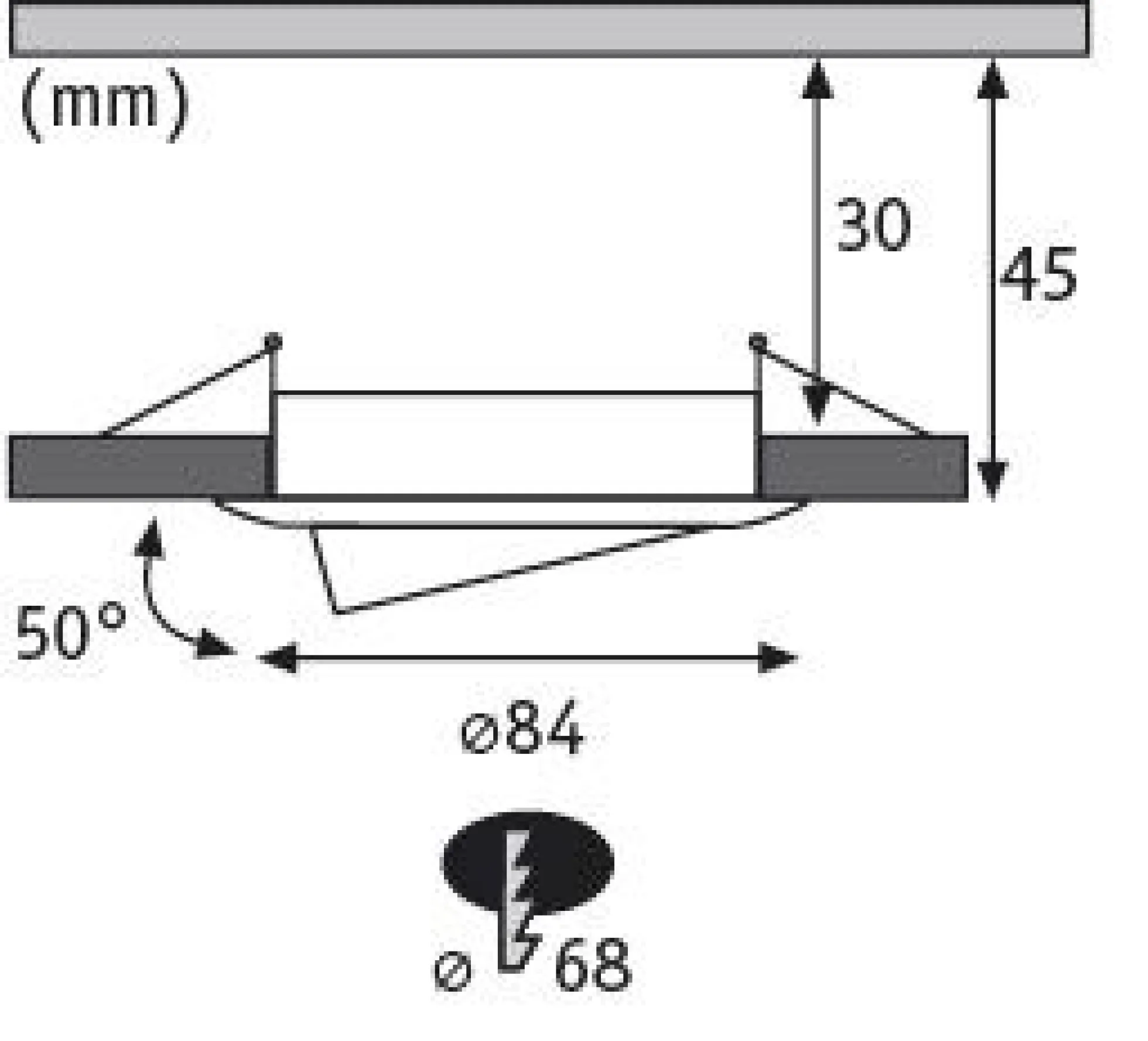 LED Einbauleuchte 3-Step-Dim - Nova Basisset schwenkbar