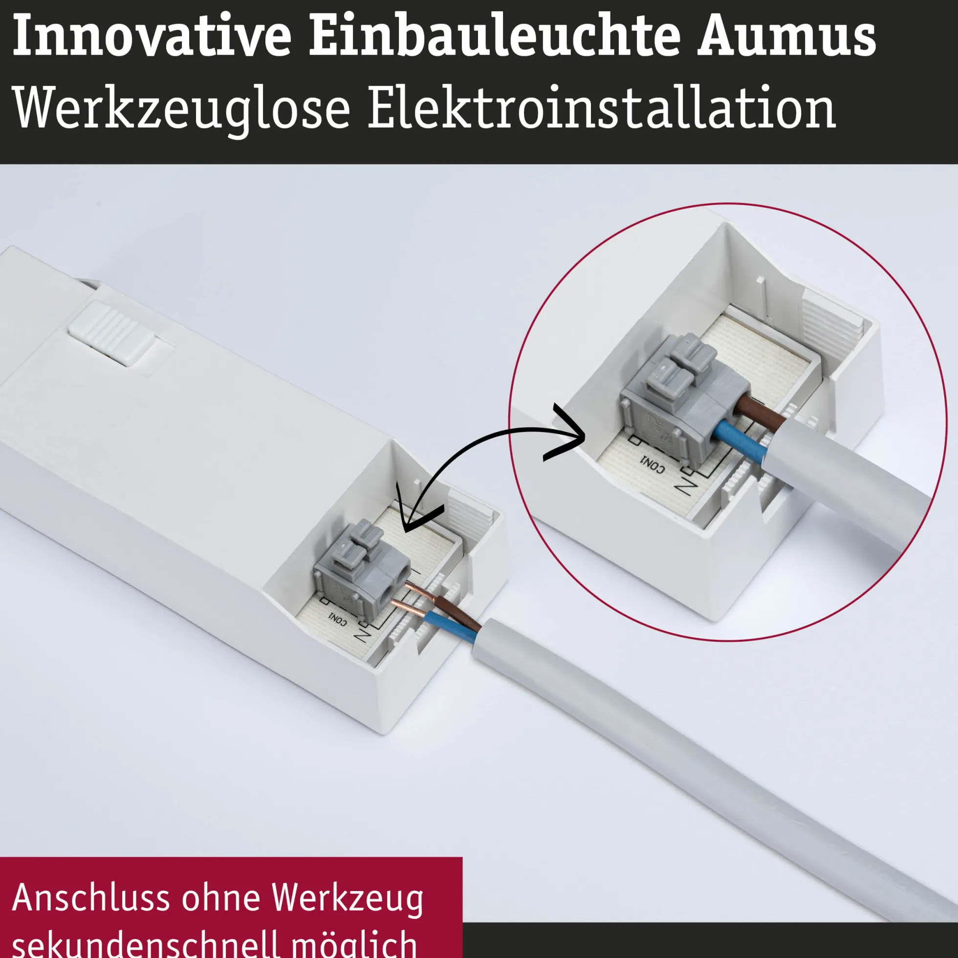 LED Einbauleuchte White Select - Aumus 3er-Set