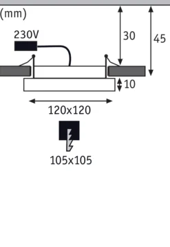 LED Einbaupanel - Areo