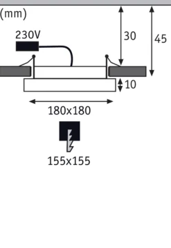 LED Einbaupanel - Areo