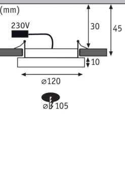 LED Einbaupanel - Areo