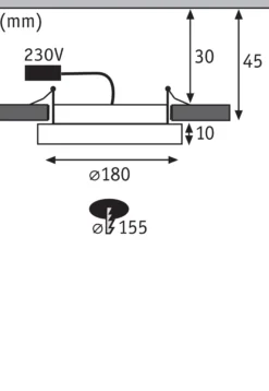 LED Einbaupanel - Areo