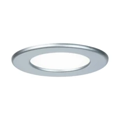 LED Einbaupanel - LED Einbaupanel IP44 rund 115mm 6W 390lm 4000K Chrom matt