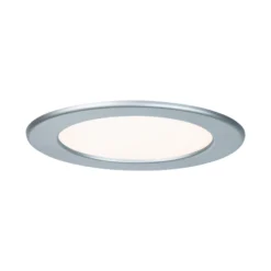 LED Einbaupanel - LED Einbaupanel IP44 rund 170mm 11,1W 720lm 2700K Chrom matt