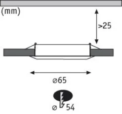 LED Möbeleinbauleuchten - Micro Line 3er-Set