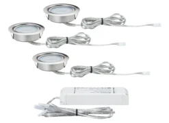 LED Möbeleinbauleuchten - Micro Line 3er-Set