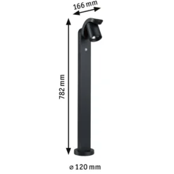 LED Pollerleuchte - Cuff Dämmerungsgesteuerter Bewegungsmelder (IR)