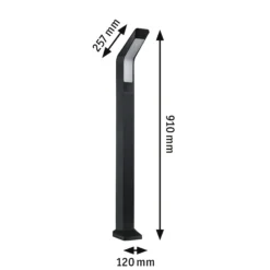 LED Pollerleuchte - Merano Dämmerungsgesteuerter Bewegungsmelder (HF)