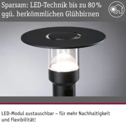 LED Pollerleuchte - Sienna Dämmerungsgesteuerter Bewegungsmelder (HF) seewasserresistent