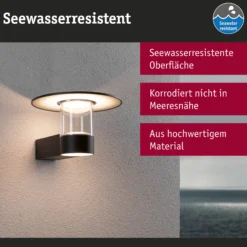 LED Pollerleuchte - Sienna Dämmerungsgesteuerter Bewegungsmelder (HF) seewasserresistent