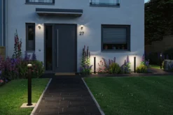 LED Pollerleuchte - Sienna Dämmerungsgesteuerter Bewegungsmelder (HF) seewasserresistent