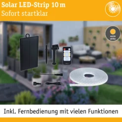 LED Stripe Solar - inkl. Fernbedienung