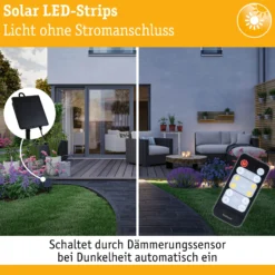 LED Stripe Solar - inkl. Fernbedienung