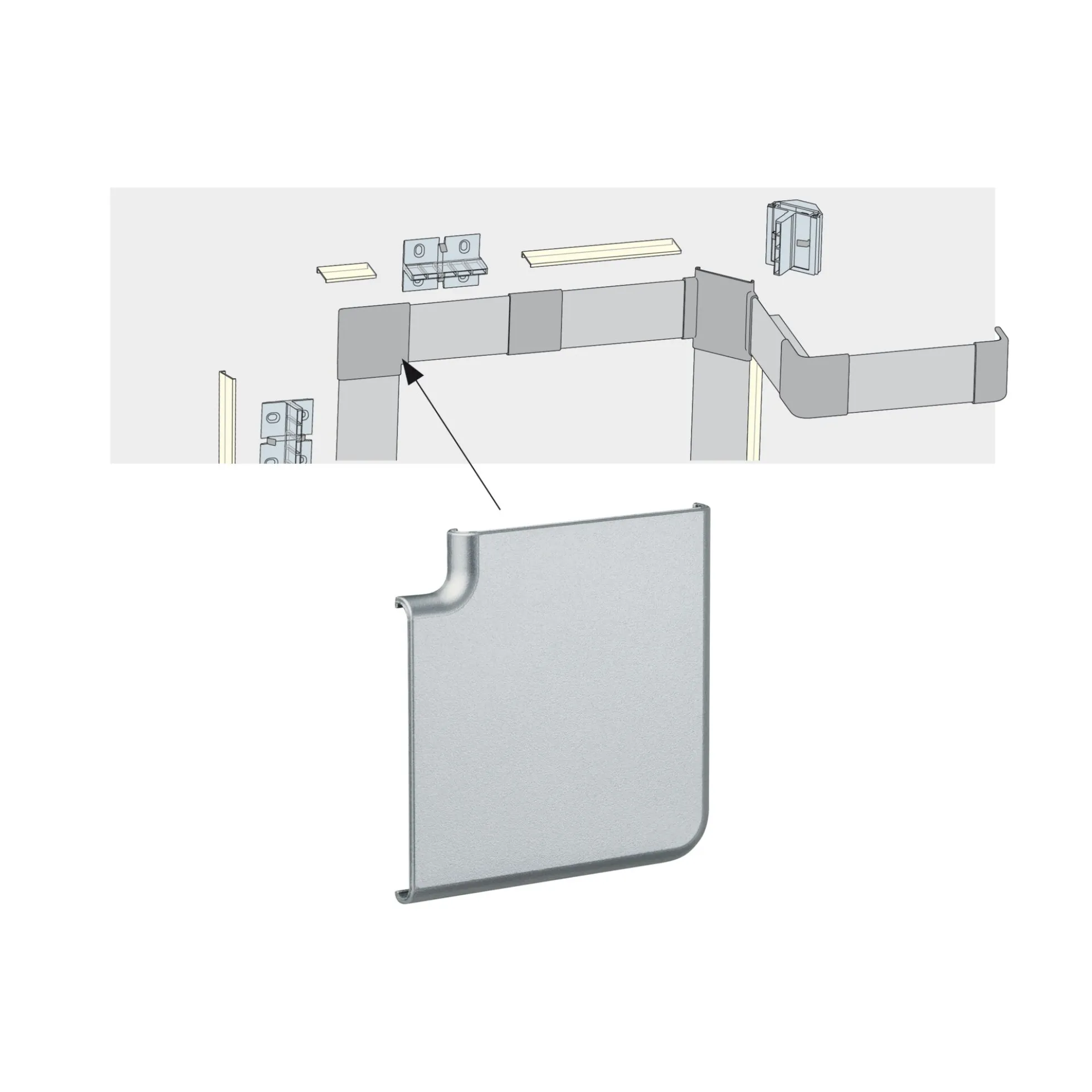 LED Strip Profil - Duo 90° Corner 2er Set