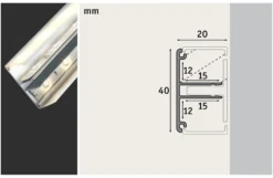 LED Strip Profil - Duo 1m