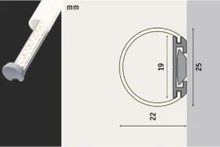 LED Strip Profil - Tube 2m