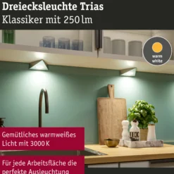 LED Unterschrankleuchte - Trias Näherungsensor 3er-Set