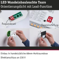 LED Wandeinbauleuchte - Tsaro