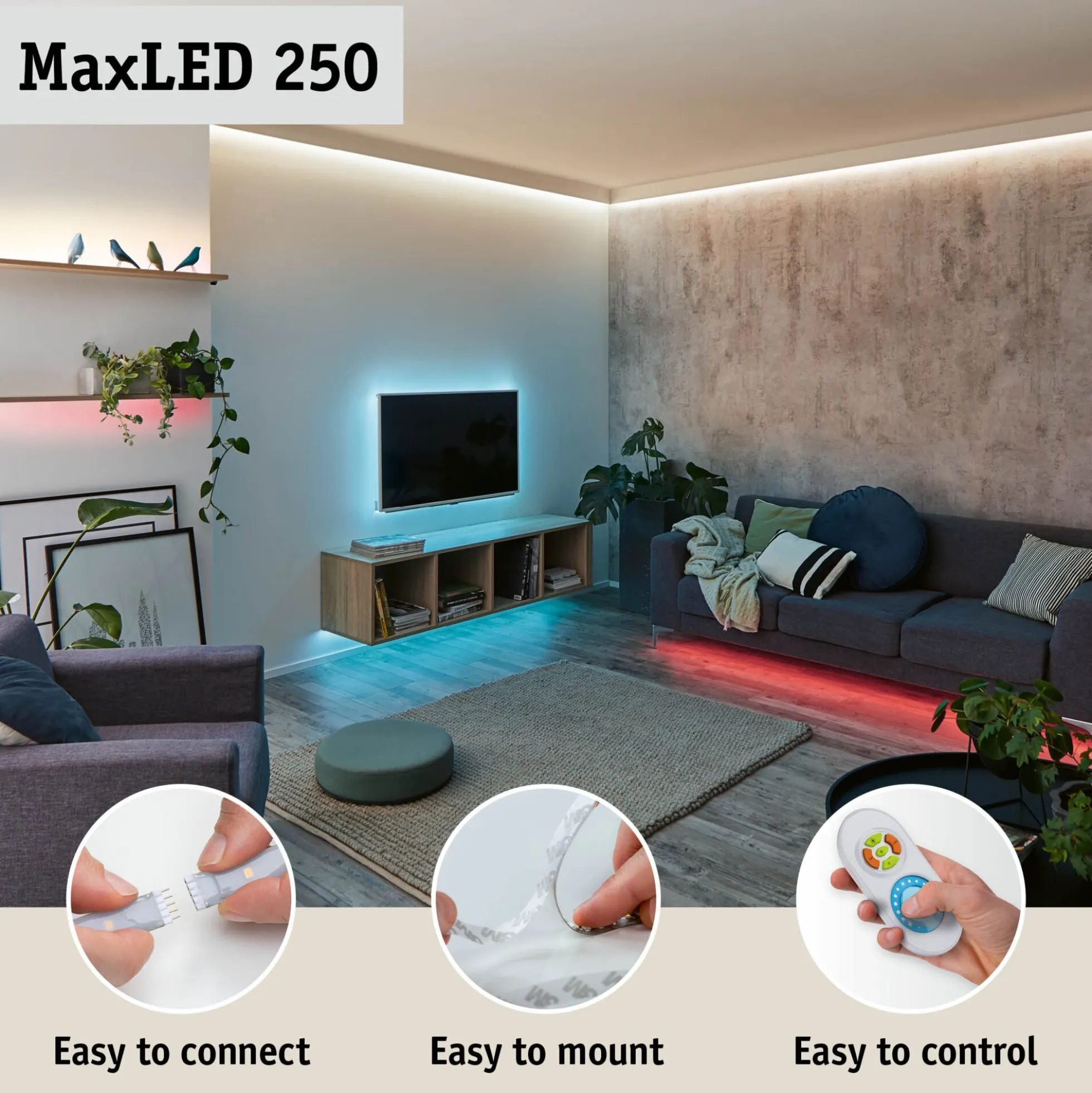 MaxLED 250 LED Strip - Basisset 1,5m 6500K