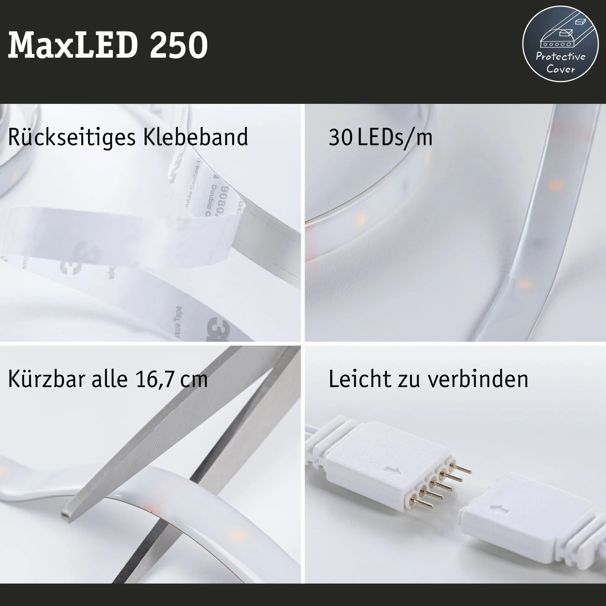 MaxLED 250 LED Strip - Basisset 1,5m 6500K