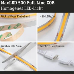 MaxLED 500 LED Strip - Basisset 3m 6500K