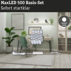 MaxLED 500 LED Strip - Basisset 1,5m Neutralweiß