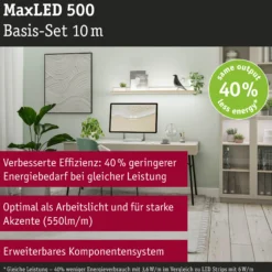 MaxLED 500 LED Strip - Basisset 10m Neutralweiß