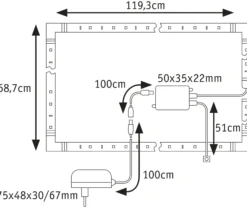 MaxLED 250 LED Strip - Basisset 3,6m RGBW+