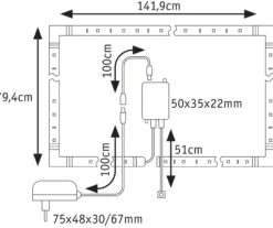 MaxLED 250 LED Strip - Basisset 4,3m RGBW+