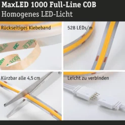 MaxLED 1000 LED Strip - Basisset 3m Tageslichtweiß