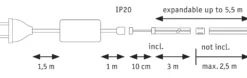 MaxLED 1000 LED Strip - Basisset 3m Tageslichtweiß