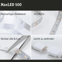 MaxLED 500 LED Strip - Basisset 3m Tageslichtweiß