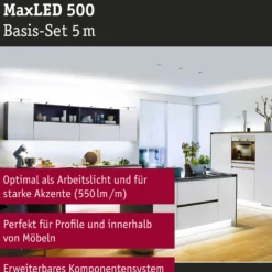 MaxLED 500 LED Strip - Basisset 5m Tageslichtweiß