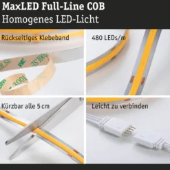MaxLED 1000 LED Strip - Basisset 1,5m Warmweiß