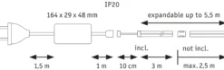 MaxLED 1000 LED Strip - Basisset 3m Warmweiß