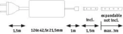 MaxLED 500 LED Strip - Basisset 1,5m Warmweiß