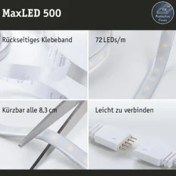 MaxLED 500 LED Strip - Basisset 3m Warmweiß