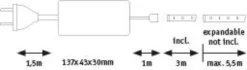 MaxLED 500 LED Strip - Basisset 3m Warmweiß