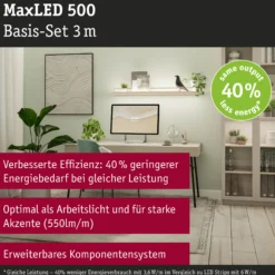 MaxLED 500 LED Strip - Basisset 3m Warmweiß
