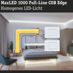 MaxLED 1000 LED Strip - Ecke 90 ° Tageslichtweiß
