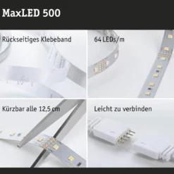 MaxLED 500 LED Strip - Einzelstrip 1m Neutralweiß