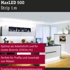 MaxLED 500 LED Strip - Einzelstrip 1m Tageslichtweiß