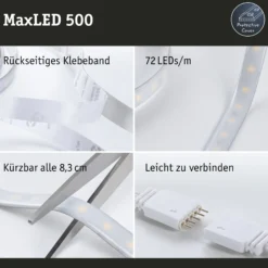 MaxLED 500 LED Strip - Einzelstrip 2,5m Tageslichtweiß